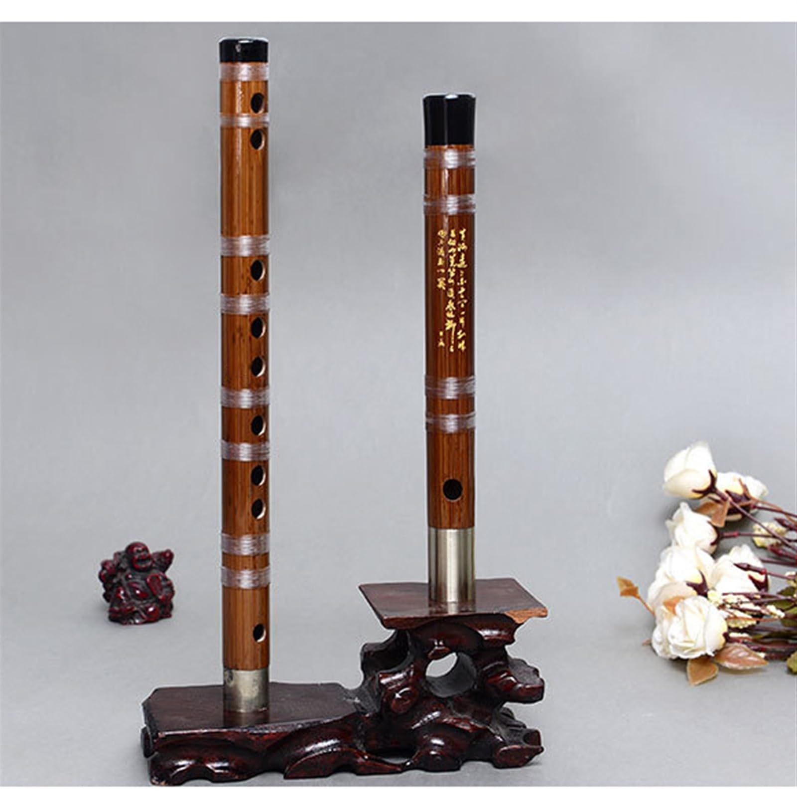 Amazon | 竹笛伝統楽器 C/D/E/F/G の 2 つの取り外し可能なセクション