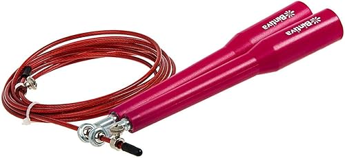 Miniatura 5 de Cuerda de saltar de cable de grado profesional con rodamientos de bolas de metal y una funda de transporte gratis, ideal para dominar dobles bajos