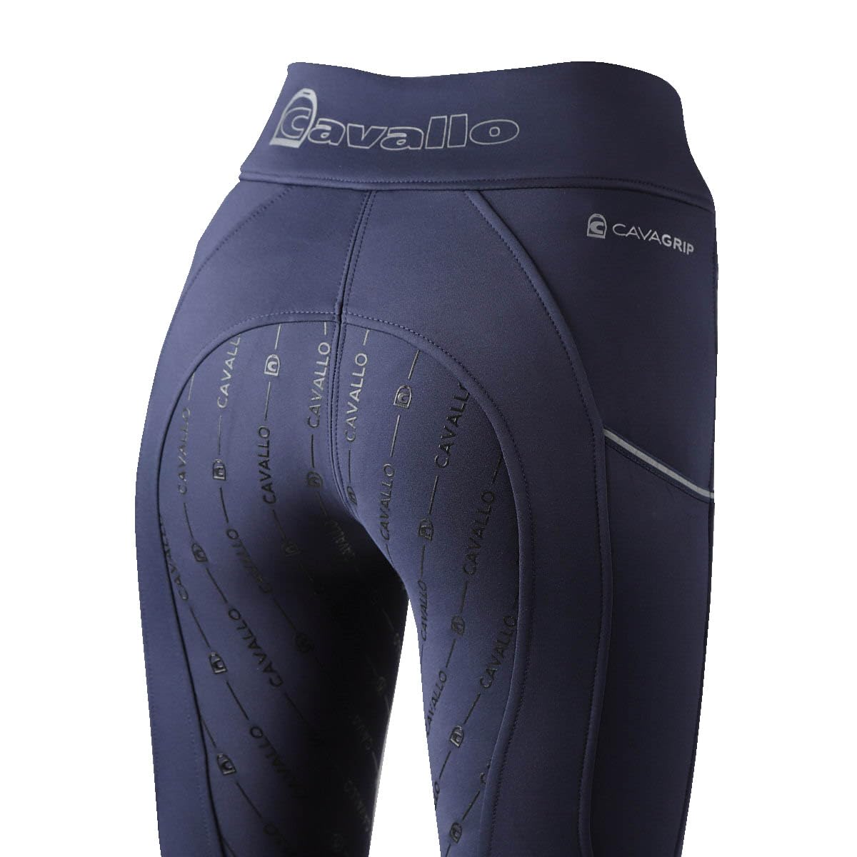 Cavallo Liz Grip RL Damen Reithose Winter Reitleggings schwarz HW 2022