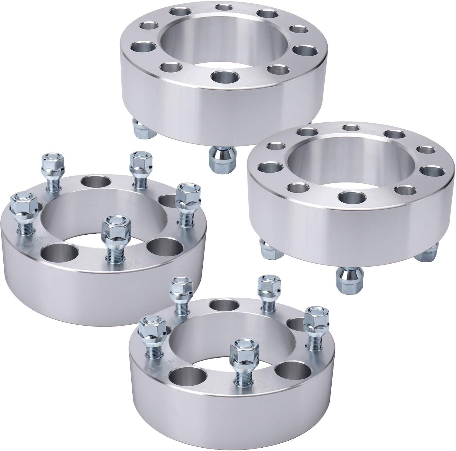 IRONTEK 2" 5x139.7mm Wheel Spacers (1/2" x20 Studs 108mm Hub Bore) 5x5.5 Hubcentric Wheel spacers fit Ford E150/F150 /Bronco, for Dodge Ram 1500 Van/B1500/W150, for Jeep CJ3 CJ5 CJ5A CJ6 CJ6A CJ7