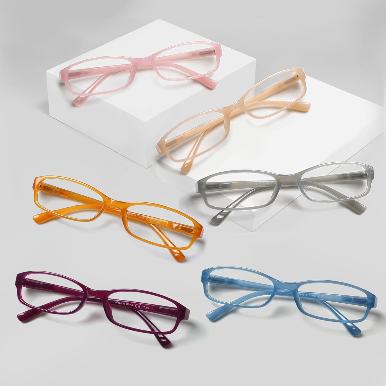 NORPERWIS 6 Pack Ladies Reading Glasses for Women Blue Light Blocking Spring Hinge Fashion Eyeglasses Readers for Women (Mix Color-1, 1.50) - Image 6