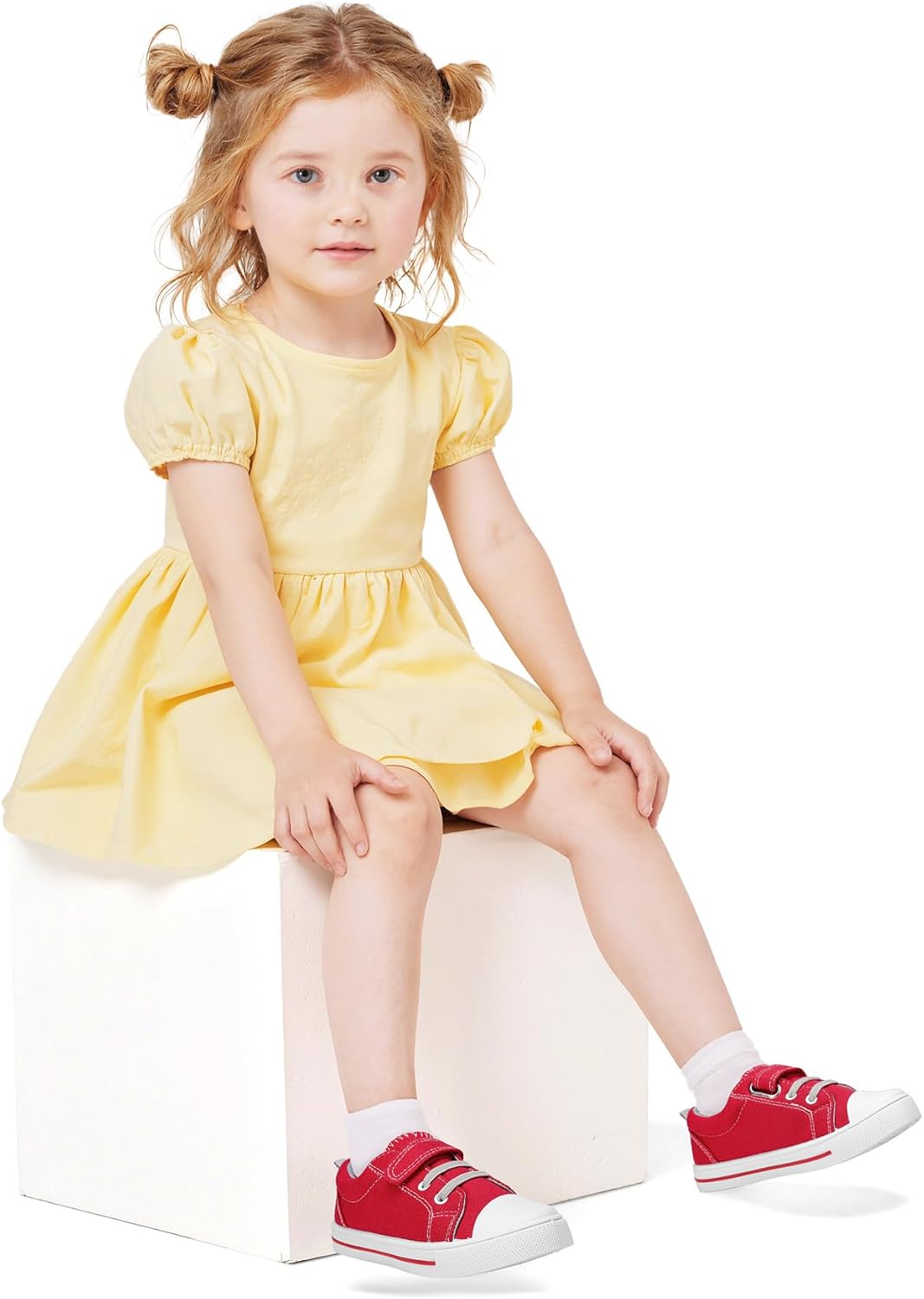 K KomForme Toddler Shoes Boys Girls Canvas Sneakers Size 4-13 - Image 2