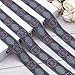 PH PandaHall 7 Yard Vintage Jacquard Ribbon 1 1/4 Inch Emobridered Woven Ribbon Floral Fabric Trim Fringe Boho Persian Tape for Eid Mubarak Ramadan Sewing Clothing Bag Embellishment Decorations