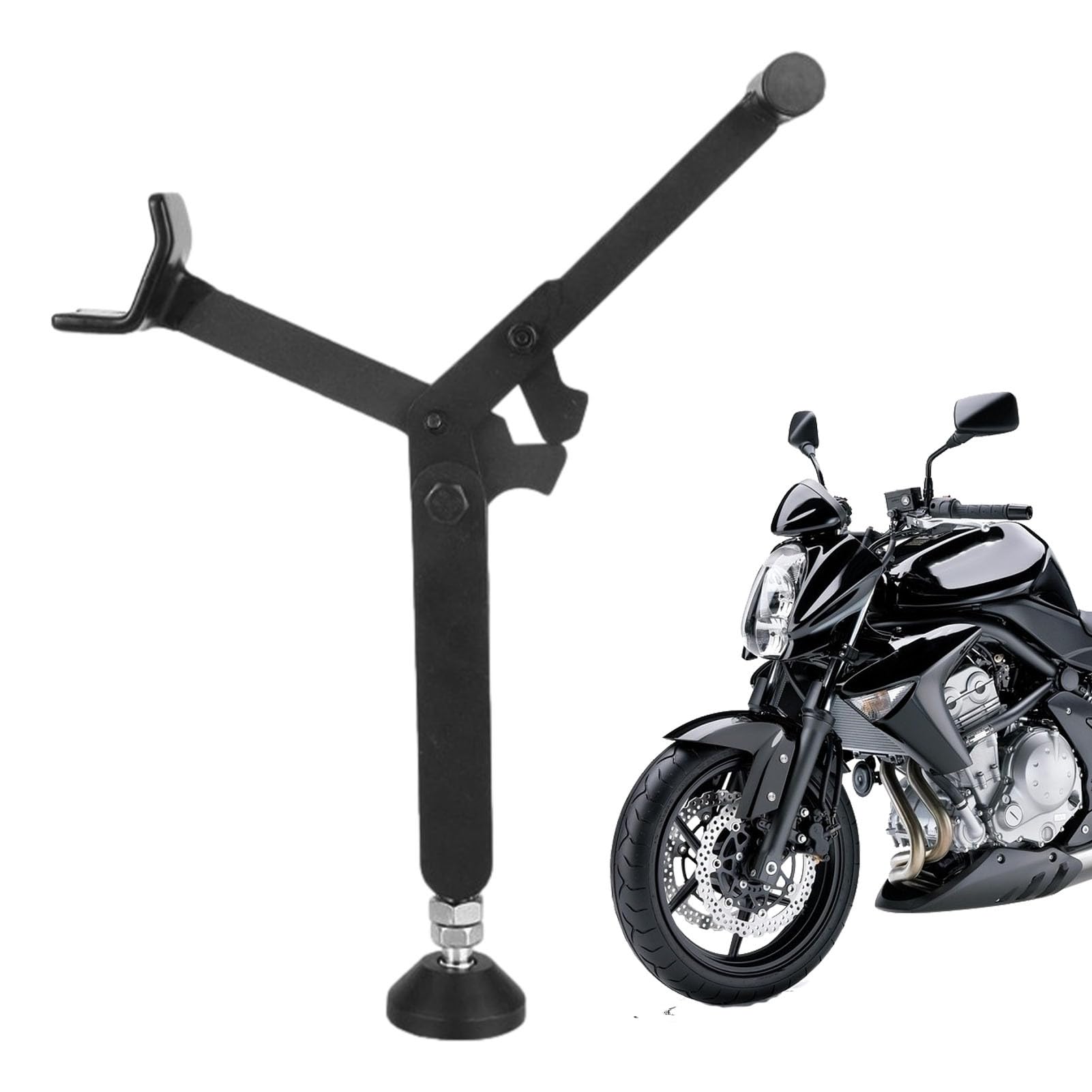 Support arrière pour moto de cross et béquille de maintien antidérapante