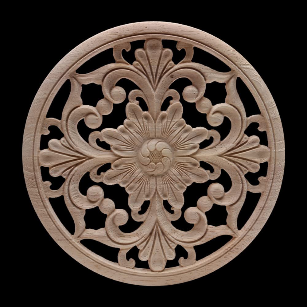 Apliques de madera maciza tallada a mano ARKERO B140 decoración europea premium