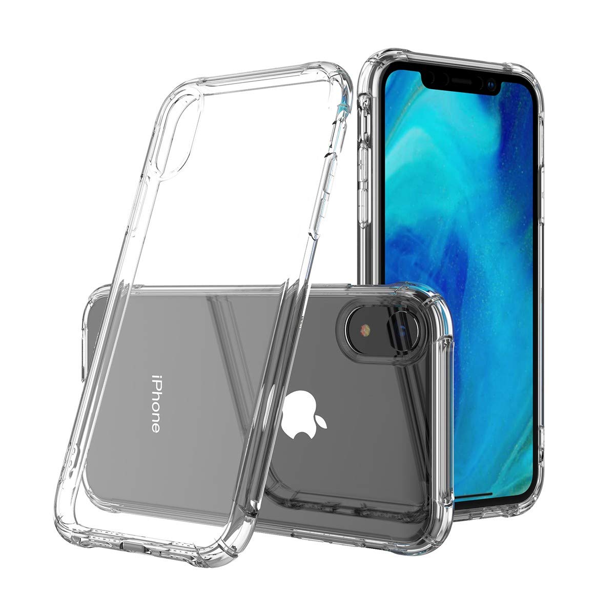Amazon.co.jp: 【液晶保護フィルム付き】 iPhone XR ケース ソフト TPU 