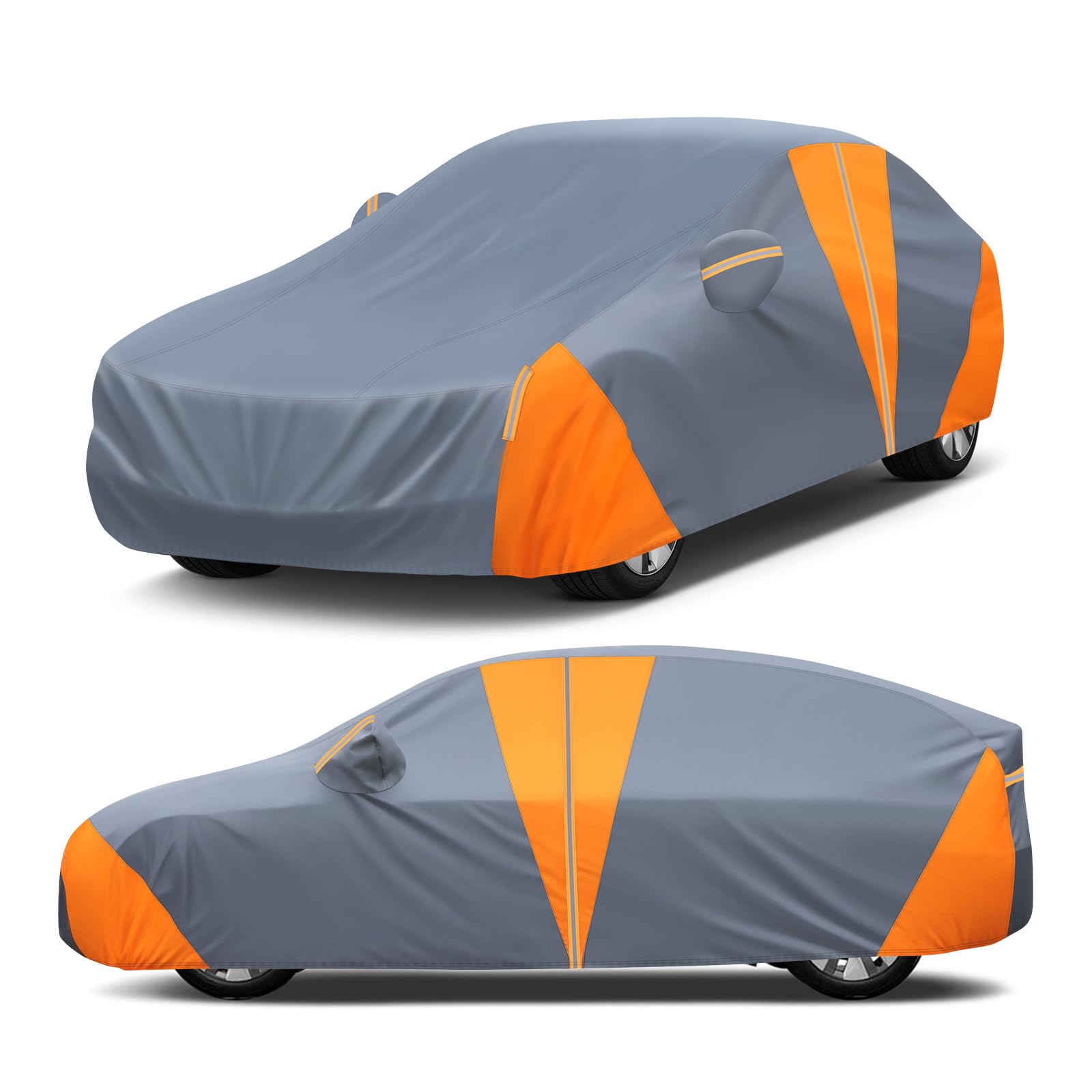 420d Sedan Car Cover Fits for Toyota Corolla Honda Civic Nissan Sentra Mazda 3 Accessories Waterproof All Weather
