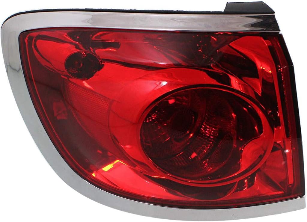 CarLights360 For Buick Enclave Tail Light 2008 09 10 11 2012 Driver Side | Bulbs Included | DOT Certified | GM2804101 | 25954941
