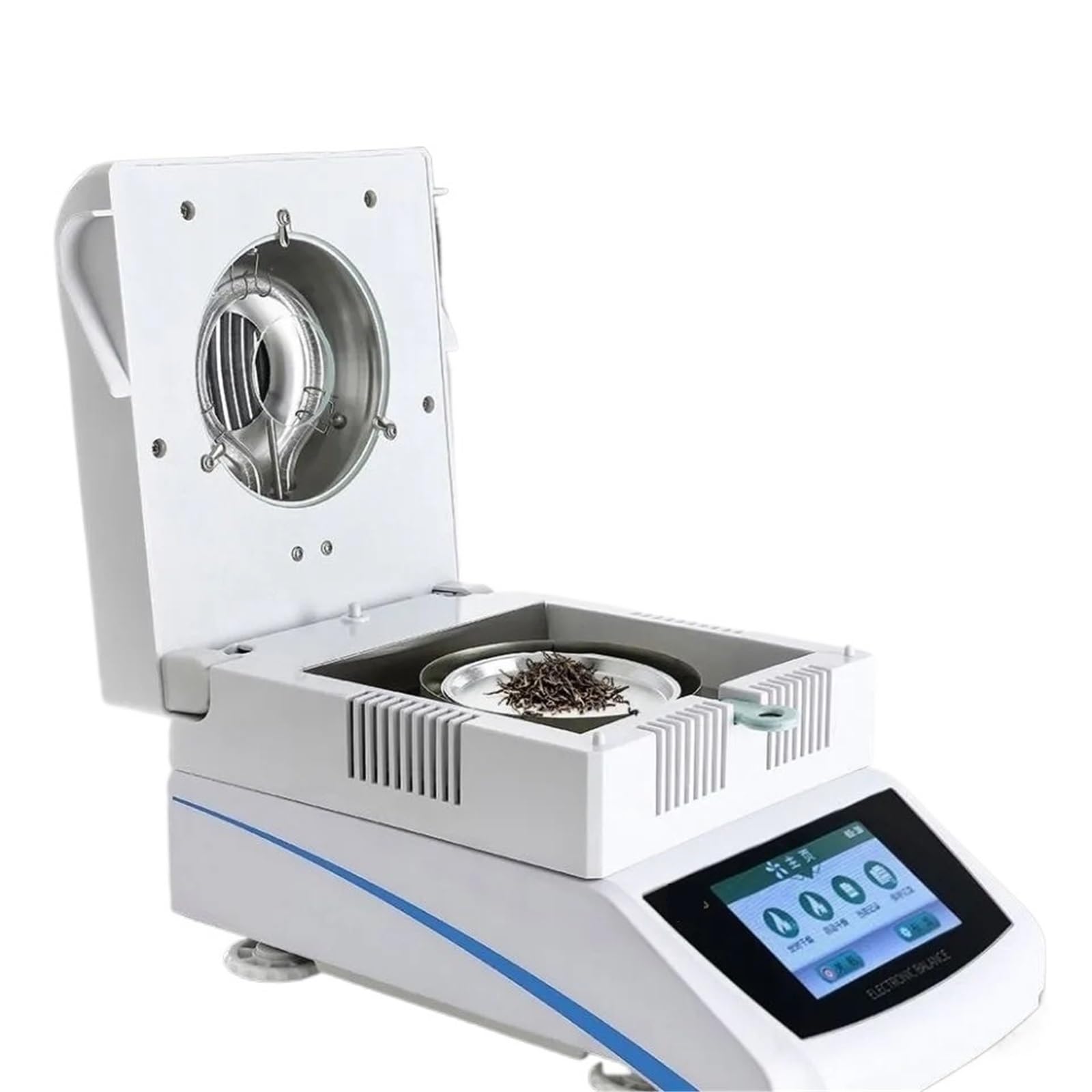 JVDDI Automatic Fast Moisture Meter Flour Grain Feed Tea Corn Moisture Detector Halogen Moisture Meter