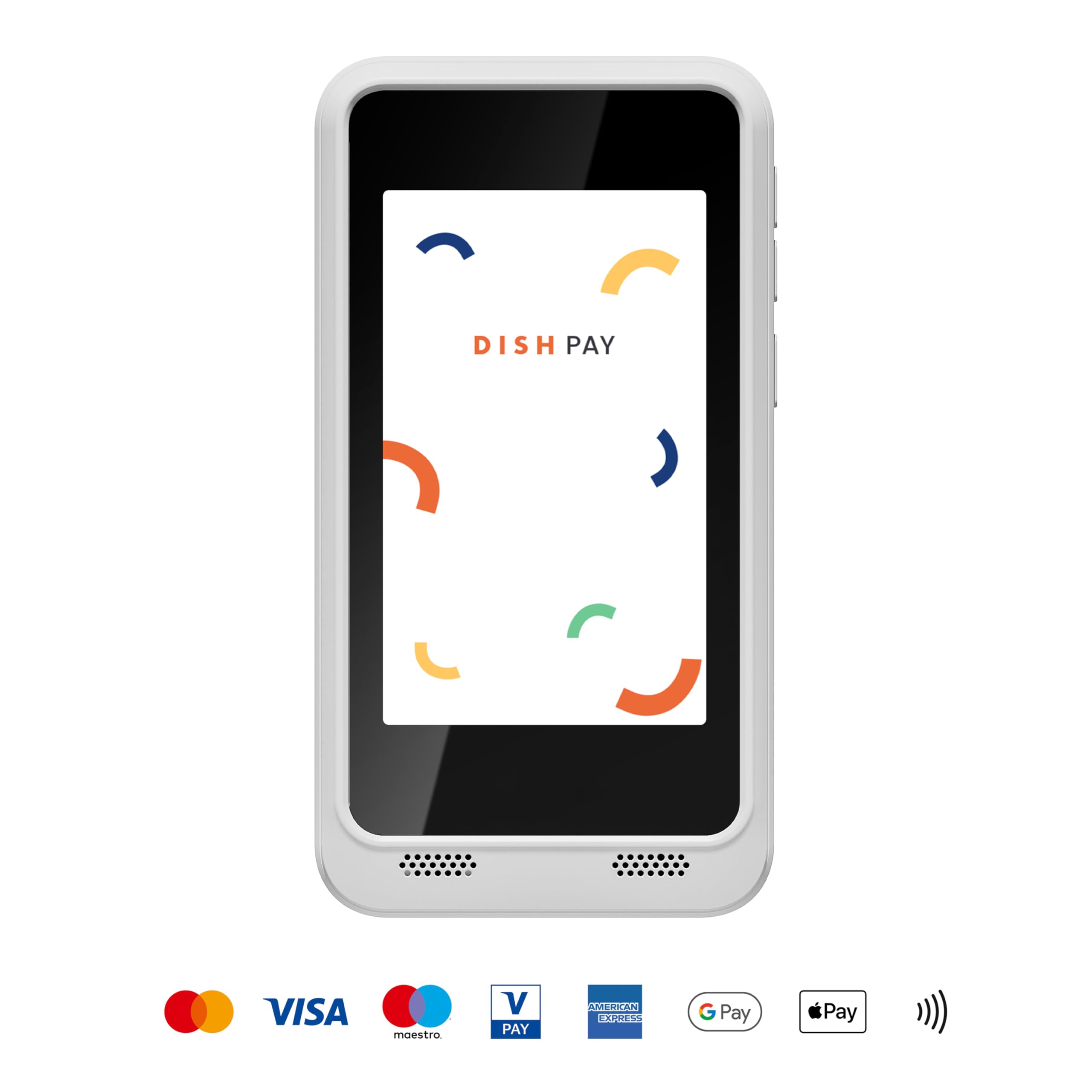 DISH Pay Now Tragbarer Kartenleser NFC Tap-to-Pay Modell EU-001