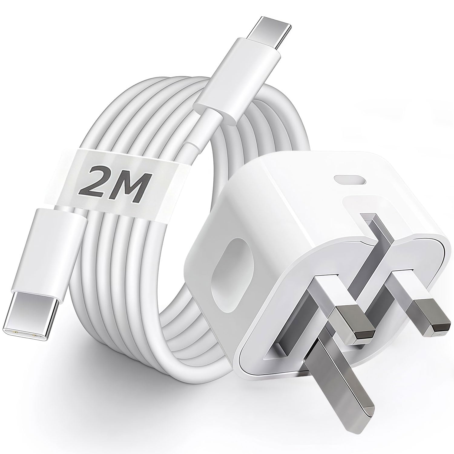 UK Type G Travel Adapter Charger - United Kingdom Wall Adaptor with USB C Cable 6ft | Universal Power Charging Plug for iPhone IPAD Samsung Google | Travel Essentials for London/Ireland/HK/Singapore-image-27