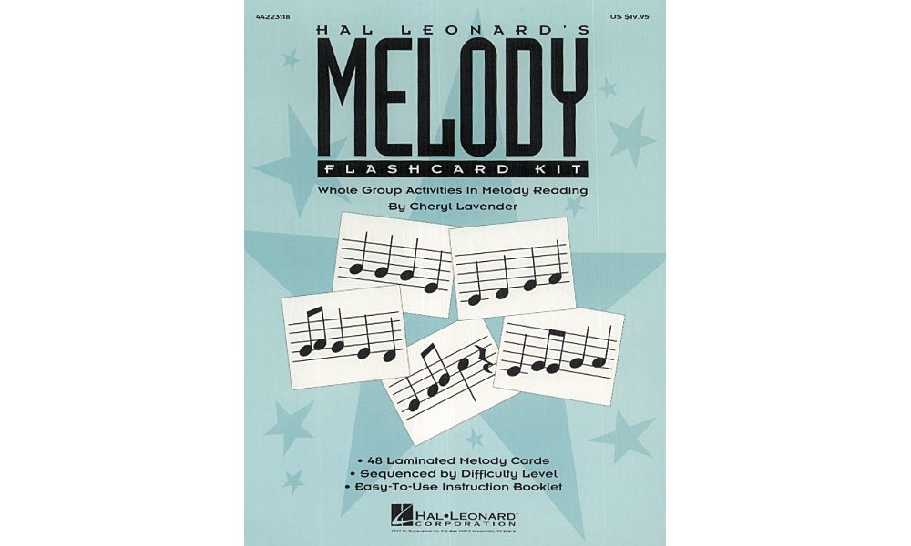 Hal Leonard's Melody Flashcard Kit | For Classroom Music Teachers | Dry Erase Laminated 48 Music Staff Cards | Sight Reading and Ear Training Resource | Music Education Tool for Grades 3-8