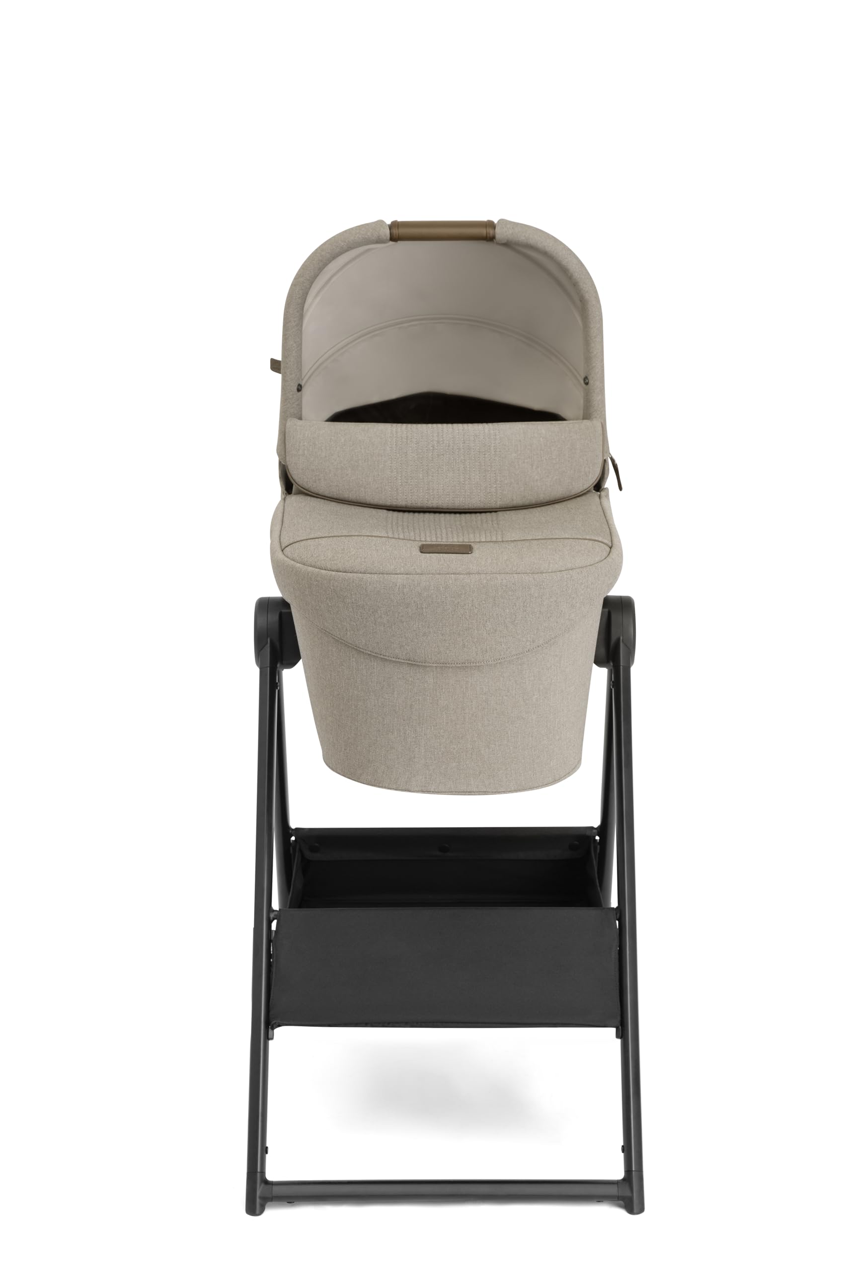 Joie Tragetaschen-Ständer – Kompakt zusammenklappbar, leichtes Gestell (2,86 kg) mit leicht zugänglichem Korb, kompatibel Tragetaschen & Babyschalen, Keine Adapter nötig, Black