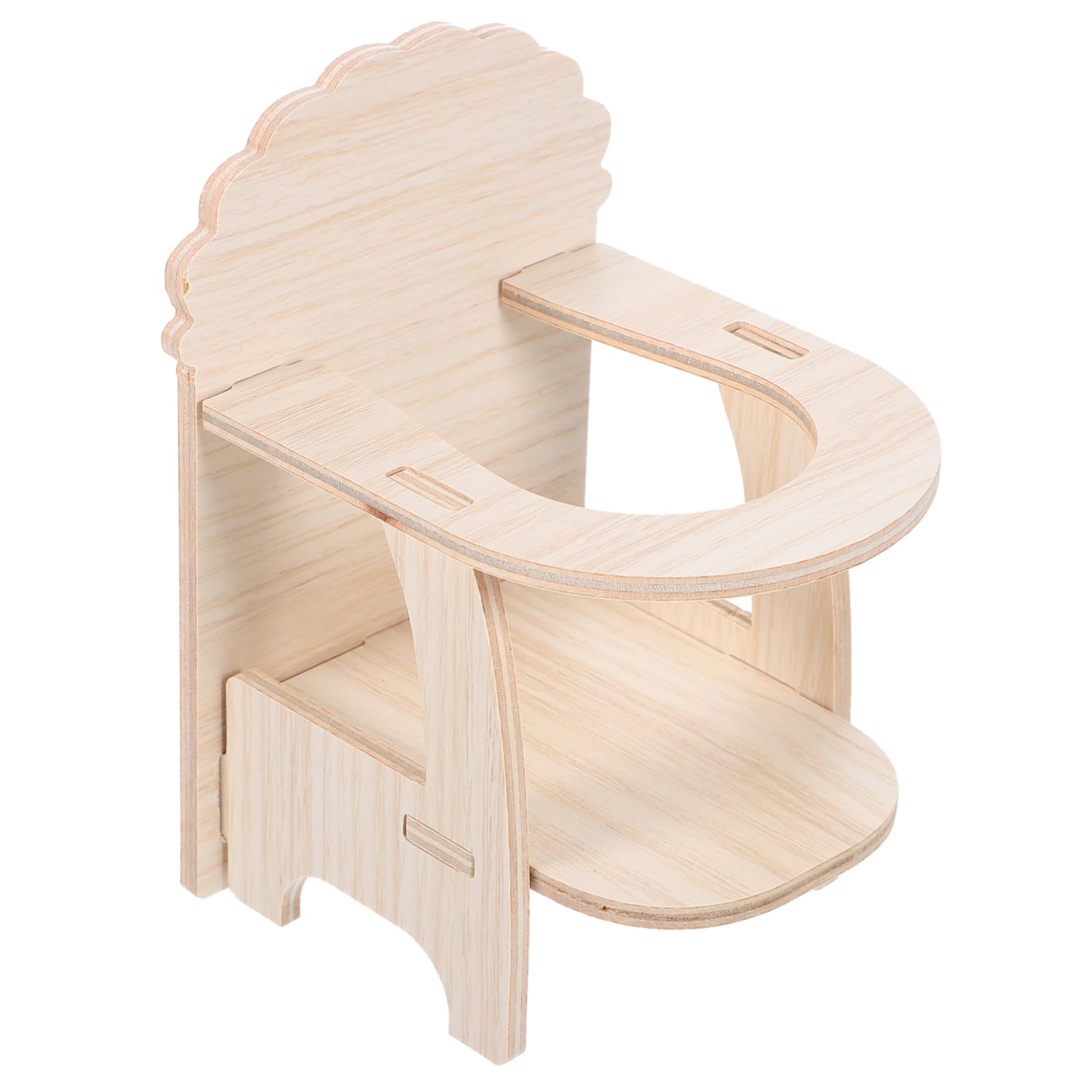 HOLIDYOYO Wooden Hamster Chair Dinning Chair Small Animal Toys for Hamster Mice Compact Toy in Cage