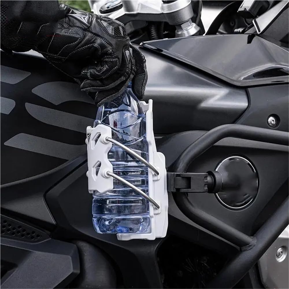 Becherhalter Motorrad Motorrad- Und Fahrradfahren, Automatischer Verstellbarer Getränkehalter, Universelle rutschfeste, Verschleißfeste Wasserflaschenhalterung