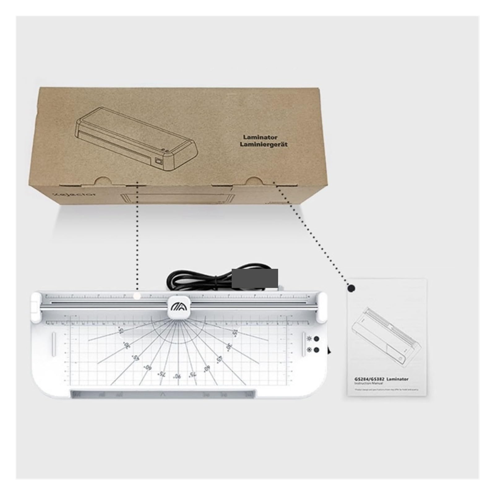 Macchina plastificatrice Colla plastificatrice - Velocità di passaggio 320 mm/min - 2 riscaldamenti for uso a lungo termine Per ufficio, scuola