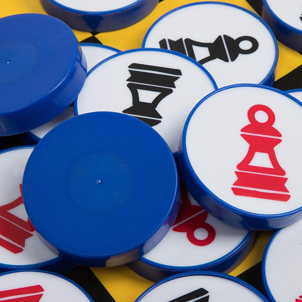 ZAW Schach Tragbares weiches Tuchschach, Schachstück Set Schach, magnetische Unterrichtshilfe Schach-Set, geeignet für den Außenunterricht Chess (Color : Chess Pieces (Box))