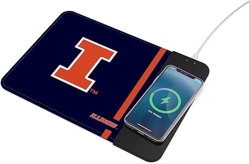 Vista 62 de SOAR NCAA Almohadilla de ratón unisex con carga inalámbrica para teléfono celular