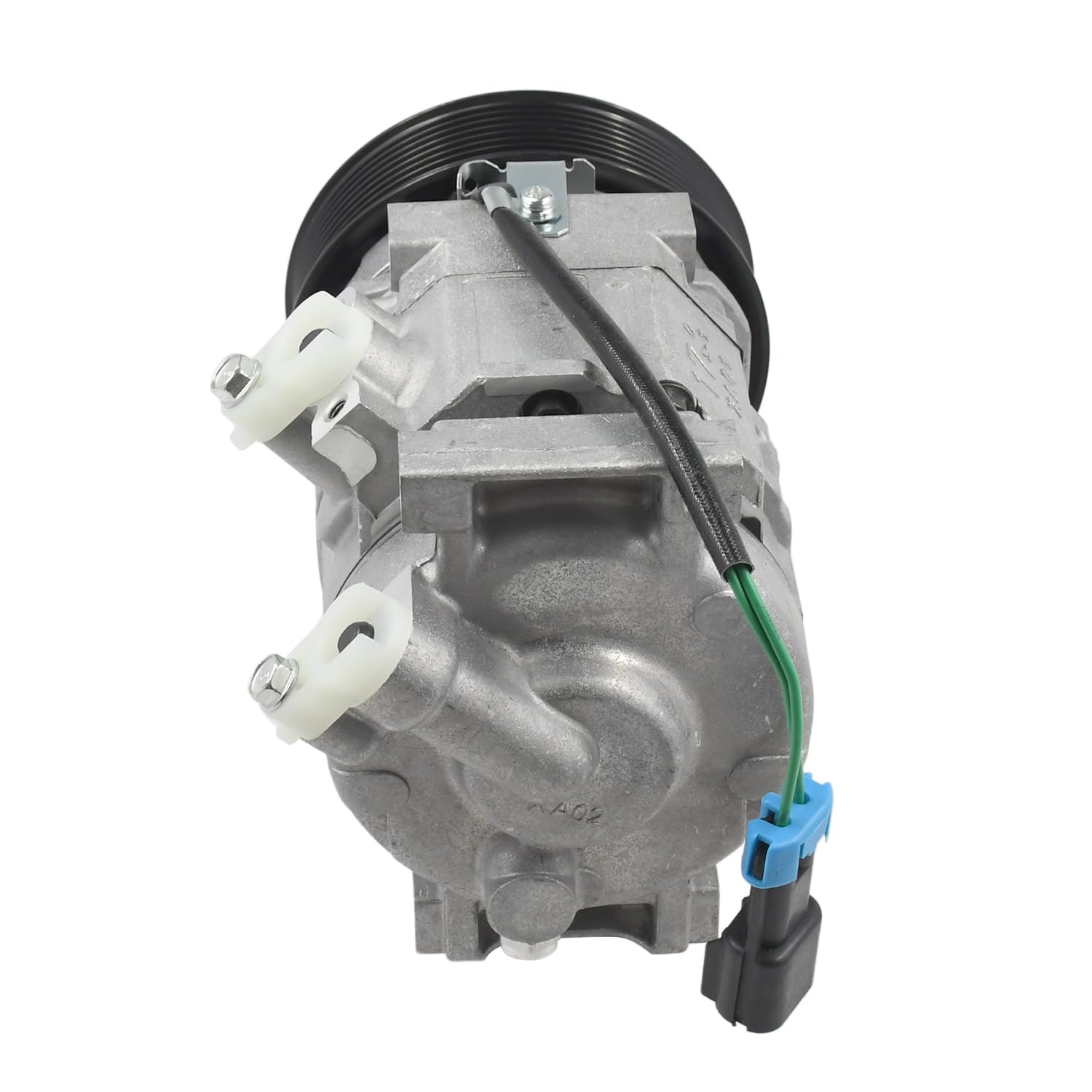 Compresor de CA - Rueda de aire acondicionado compatible con John Deere Loader FourAT367640 Drive: 444K 524K 544K 624K 644K 724K 744K 824K 844K Excavadora E210LC E240LC E300LC E330LC E360LC