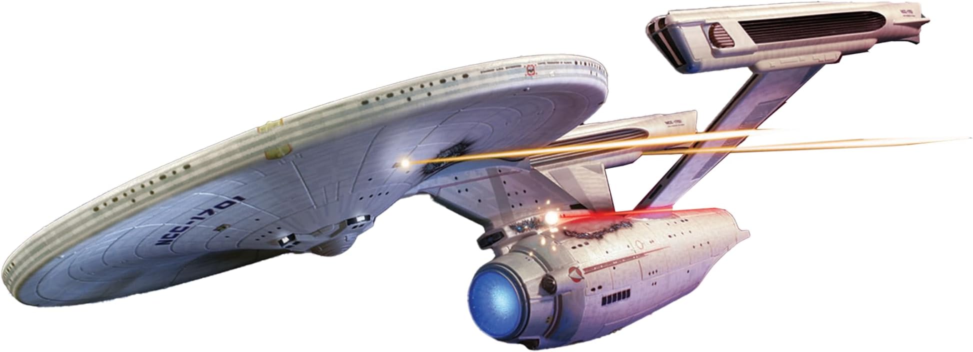 Polar Lights Star Trek U.S.S. Enterprise Refit Wrath of Khan Edition 2T 1:1000 Scale Model Kit