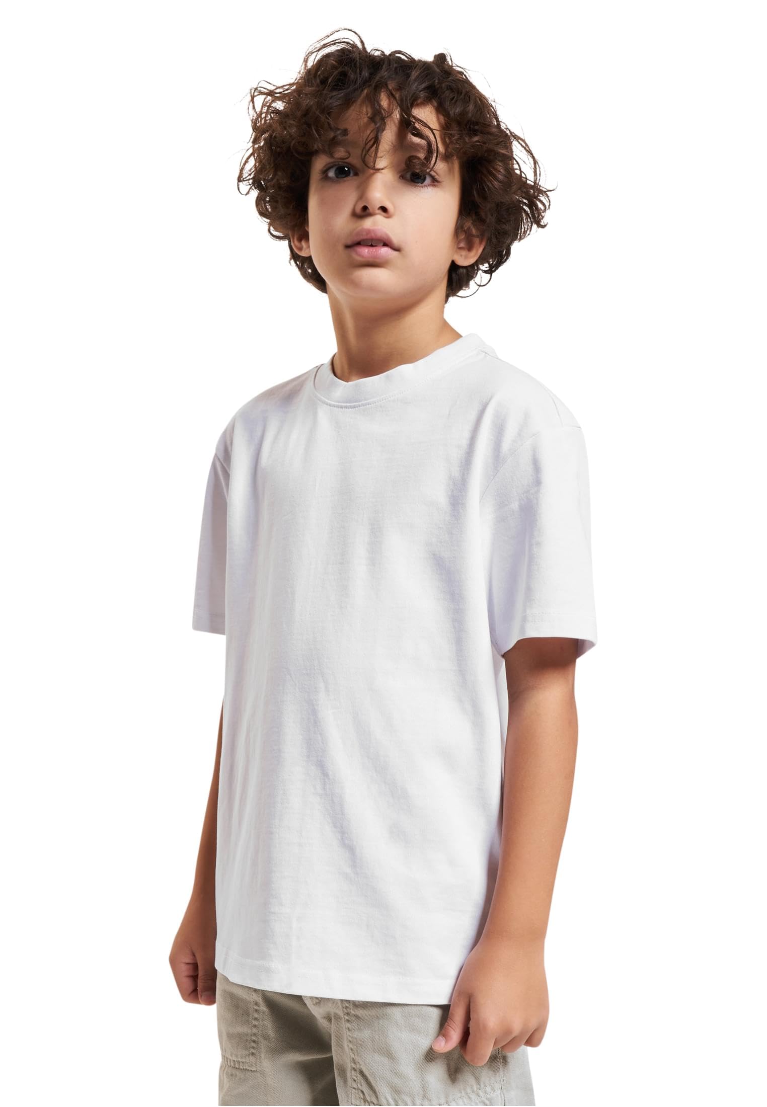 Urban Classics Jungen T-Shirt | Heavy Oversize Tee, Weiß, 122/128