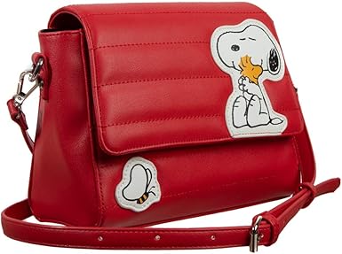 Amazon Com Charlie Brown Snoopy Dog House Cartoon Character Shoulder Bag Clothing