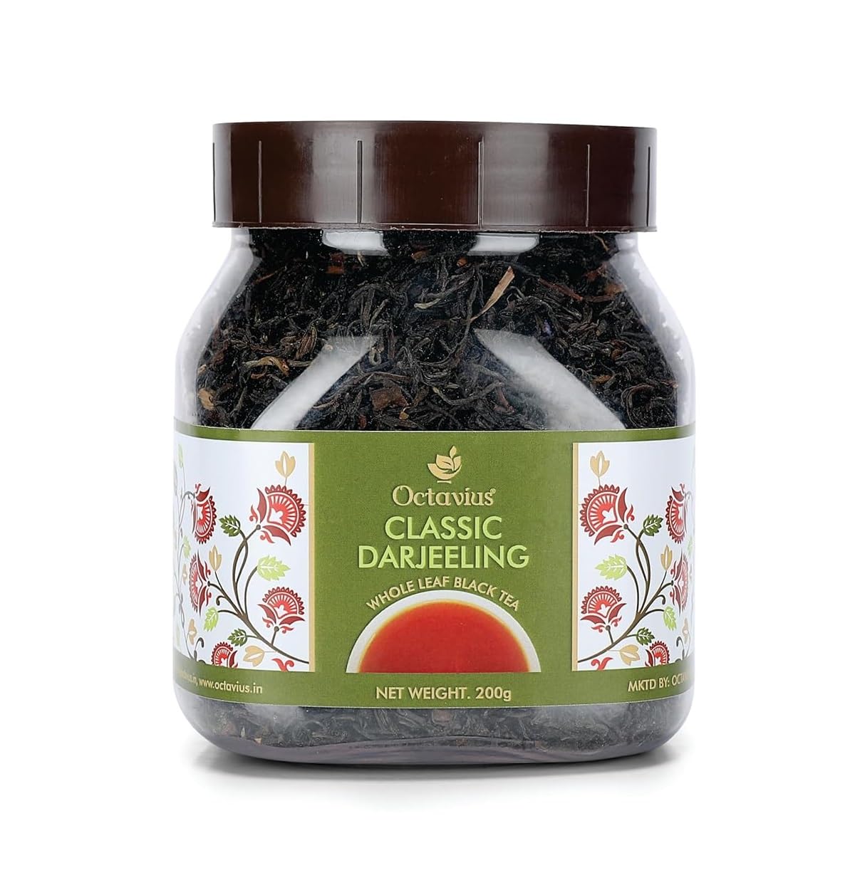 Octavius Classic Darjeeling Whole Leaf Black Tea - 200 GMS (100 Cups) | Strong & Full Bodied | Rich & Smooth Liquor with Muscatel Flavor | Fruity Taste| Perfect for Tea Connoisseurs | Premium Tea (B0C9JKFW5P) Amazon Price History, Amazon Price Tracker