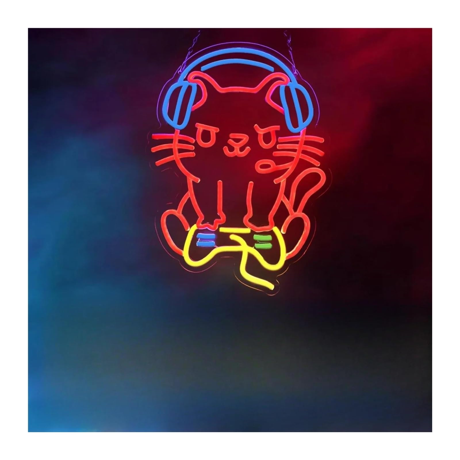 Scritta luminosa Insegna Al Neon Per Decorazioni Per La Stanza, Luce Per Sala Giochi, Bar, Feste, Parete, Club, Per Amanti, Compleanno 40x29.7cm