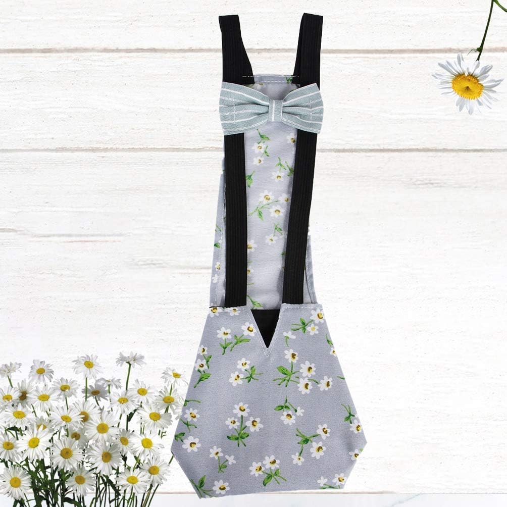 Pet Clothing, Pet Diapers Bowknot Poultry Diapers Elastic Cloth Diapers, S, Blue, Multi-Purpose, Warm