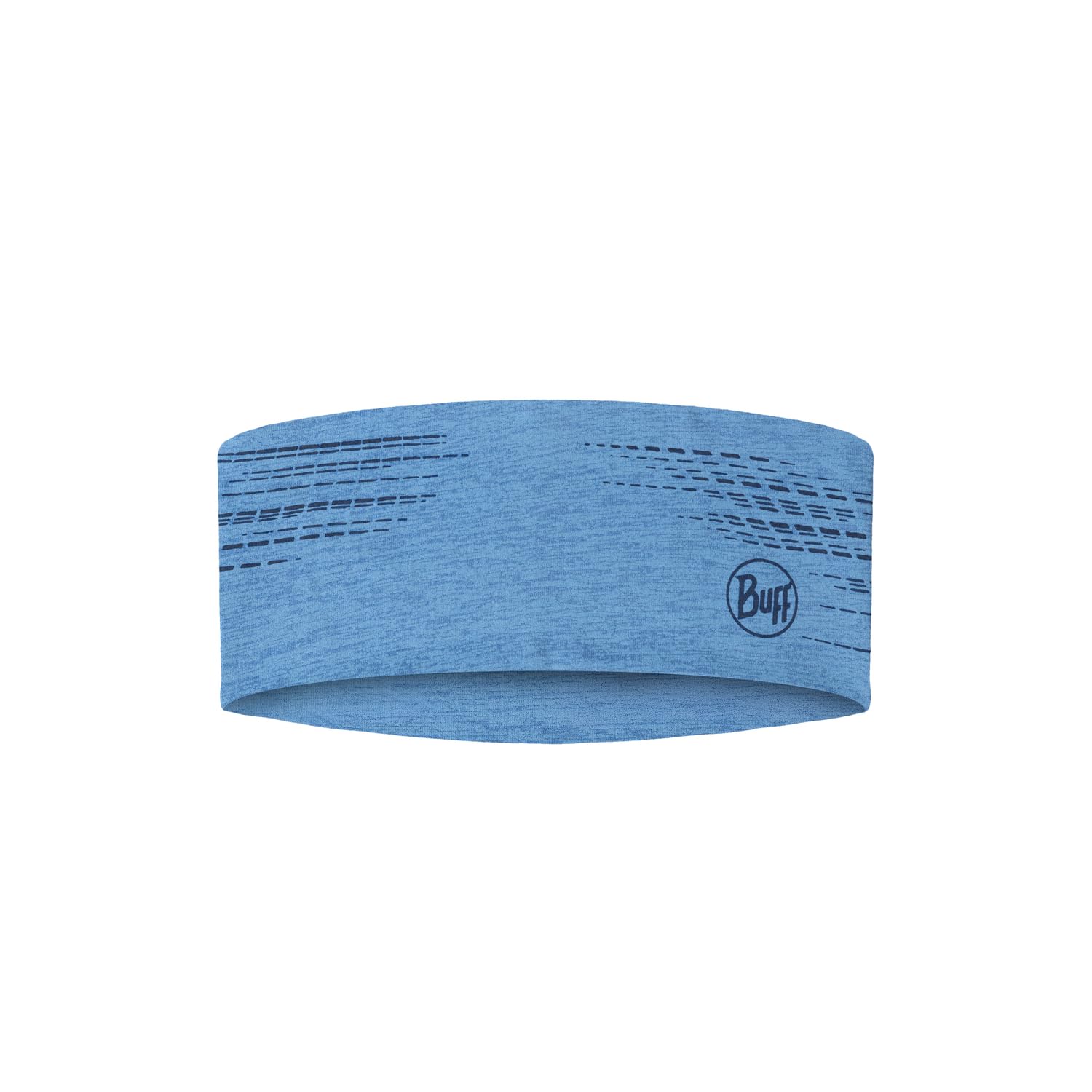 BUFF®| Headband DryFlx Quick-Drying, Elastic, Reflective, Night, Luminous, Visibility, Running, Jogging, Moisture-Wicking, Men, Women, One Size Light blue