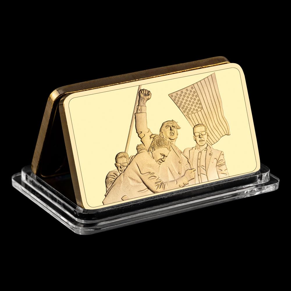 Amazon | ドナルド・トランプチャレンジゴールデンバー、ファイトファイトトランプデビットコインコレクション Never Stop Fightto  Save America チャレンジメダル(ゴールド1) | 金銭管理・会計用品 | 文房具・オフィス用品 ドナルド・トランプチャレンジゴールデンバー  ...