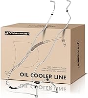 A-Premium Transmission Oil Cooler Lines Inlet & Outlet for Jeep Wrangler 2007-2011 V6 3.8L 42RLE - Durable Direct Fit Replacement