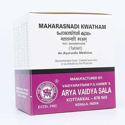 Arya Vaidya Sala Kottakkal Maharasnadi Kwatham 100 Tablets &