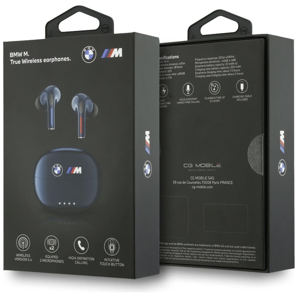 CG Mobile BMW Printed Logo Słuchawki Bluetooth TWS (granatowy)