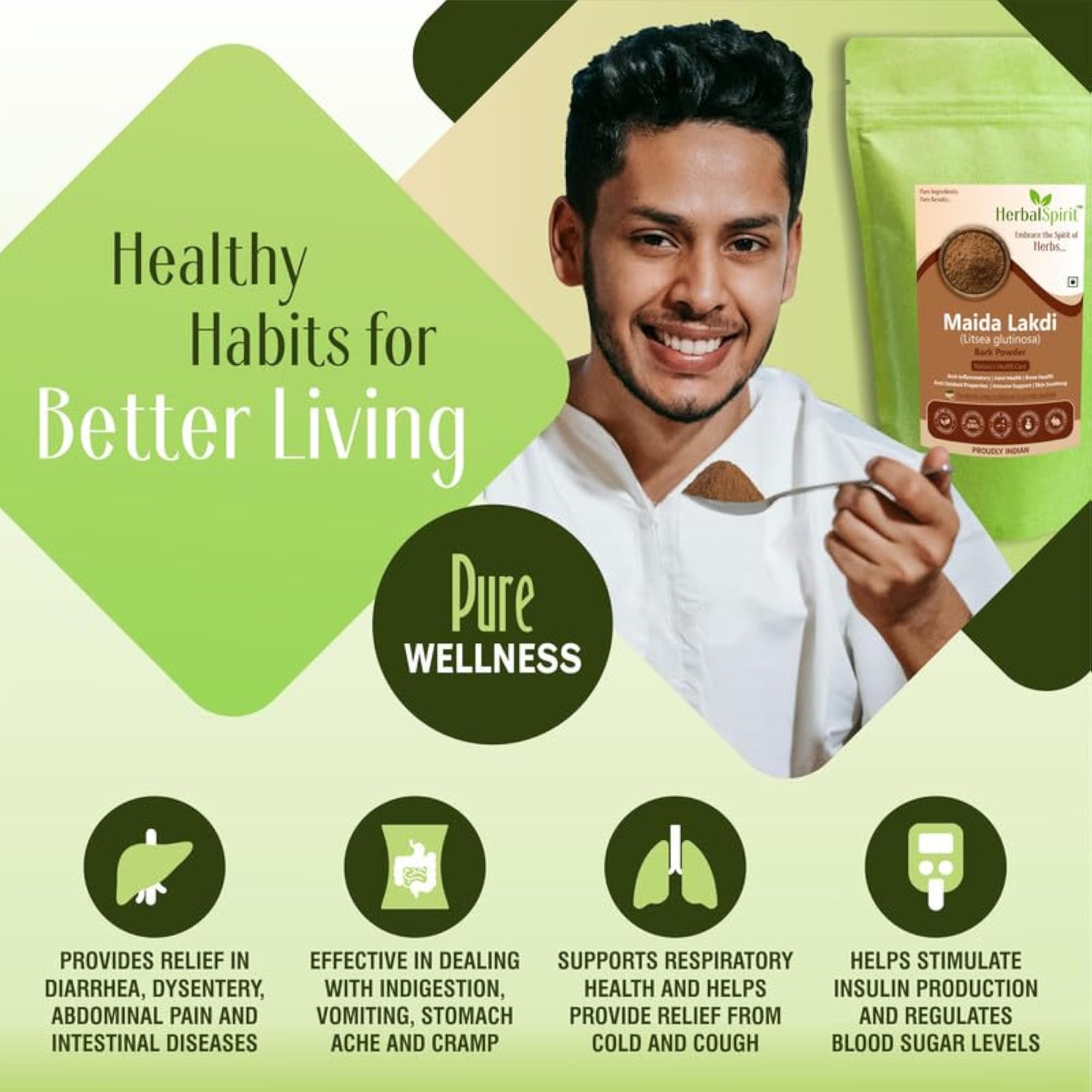 Lakadi Powder Herbal Supplement, 250g