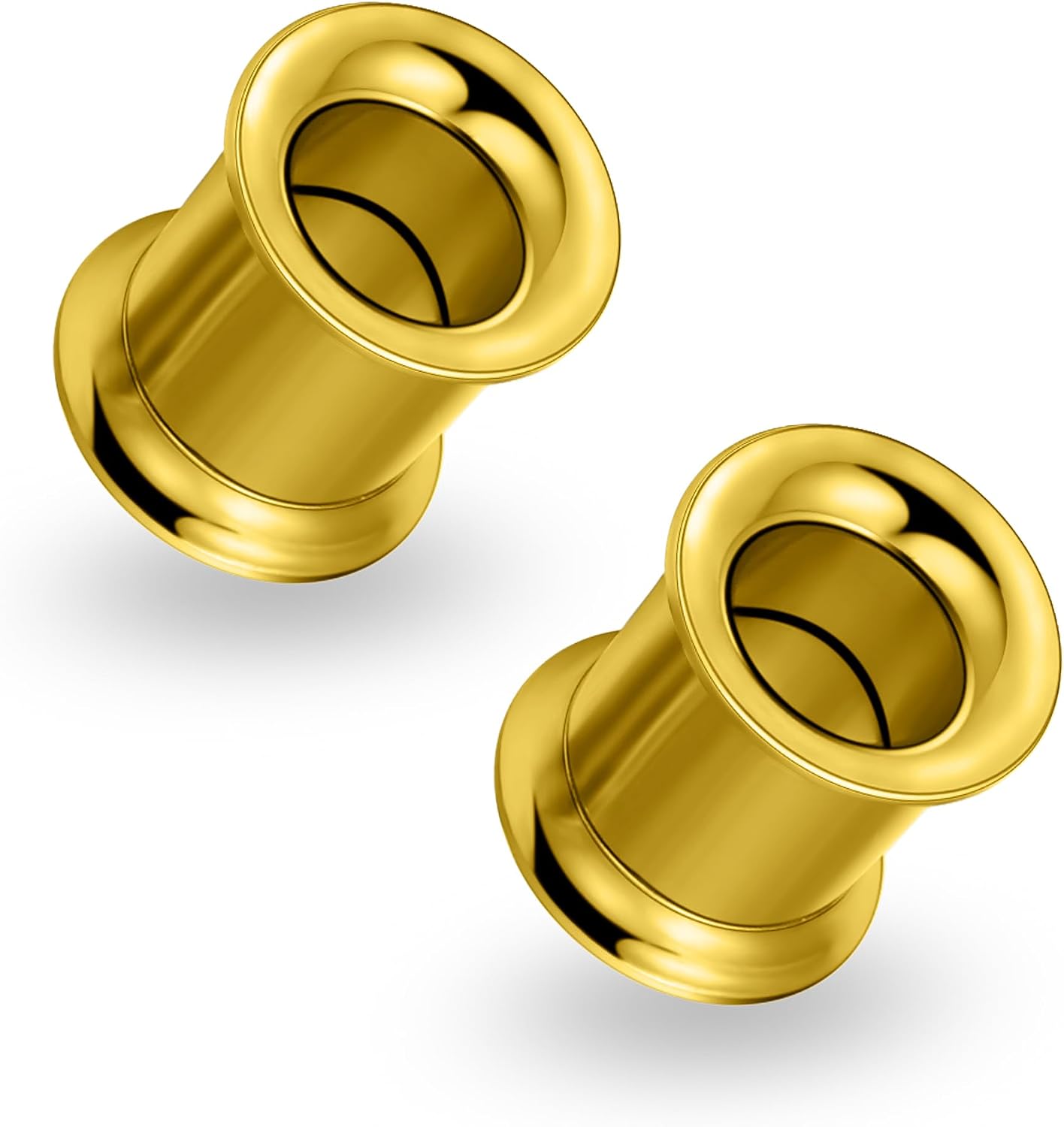 Ruifan Gauges For Ears ASTM F136 Titanium Double Flare Tapers Screw Tunnel Gauges Earrings Ear Expander Stretching Kit Plugs Piercing For Women Men 10G 8G 6G 4G 2G 0G 00G