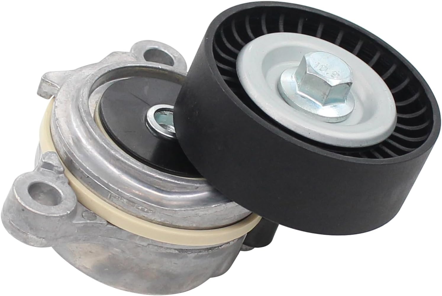 MOTOKU Belt Tensioner Assembly with Pulley and Serpentine Belts Kit for Ford Transit 2015-2018 Transit-150 Transit-250 Transit-350 Transit-350 HD 2015-2022