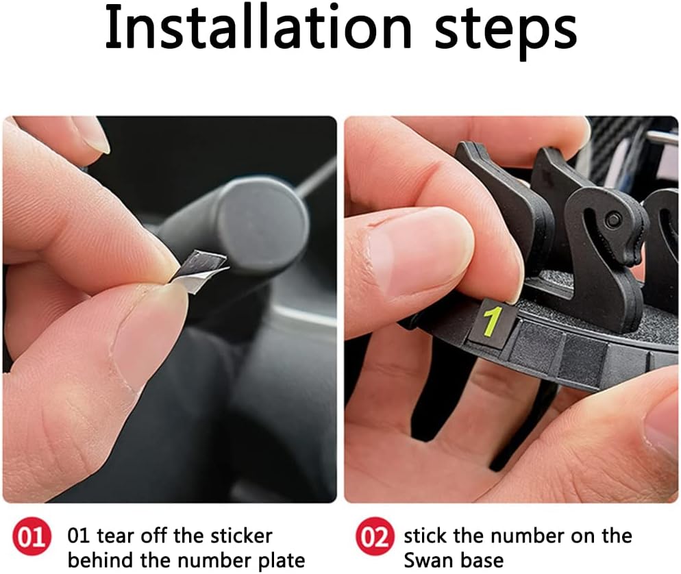 Keenso Car Dashboard Anti Slip Mat, Car 360 Degree Rotating Phone Holder Car Dashboard Anti Slip Rubber Pad for Phones Sunglasses Keys (Non-slipmatblackedge-withhiddennumberbracket)