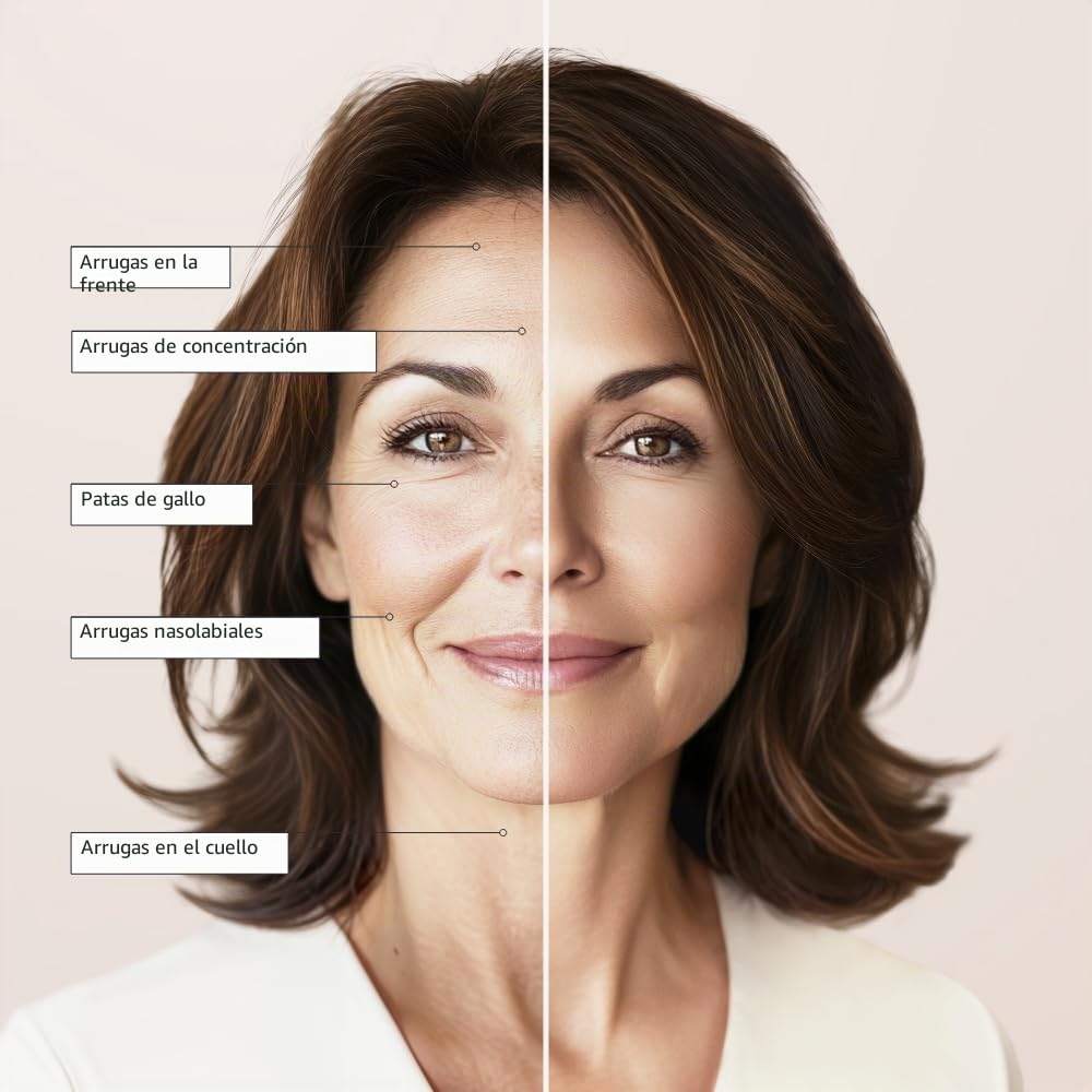 Crema facial antienvejecimiento Age Control 24H con ácido hialurónico y principios activos rejuvenecedores y reparadores, cuidado de día y noche de lujo para una piel visiblemente más suave, 50 ml