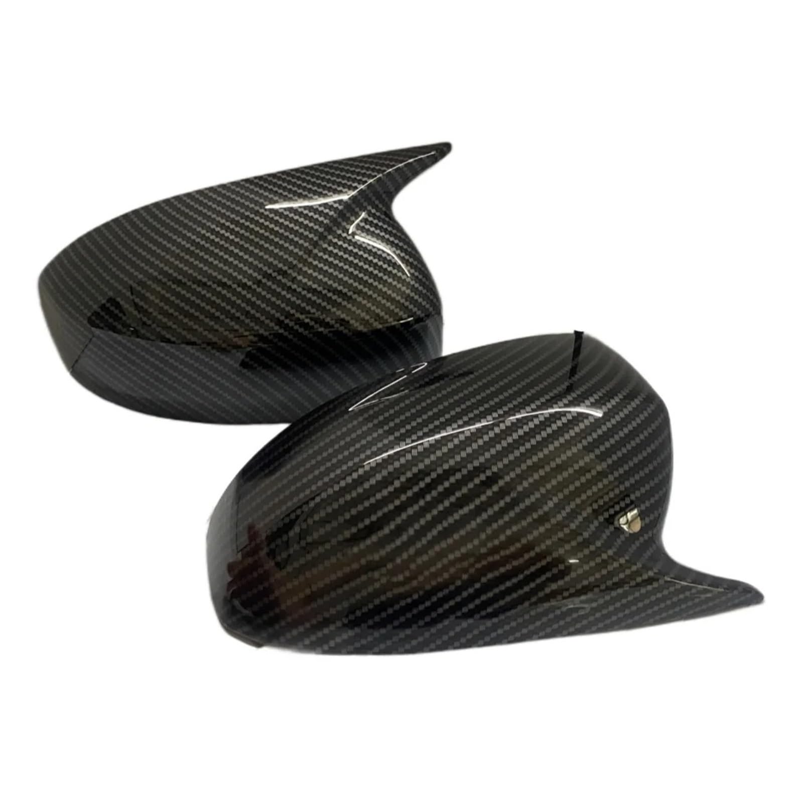 Calotta Specchietto Retrovisore Per FX35 FX37 FX50 EX35 EX37 QX50 QX70 09-14 Auto Retrovisore Laterale Copertura Dello Specchio Ala Porta Esterna Vista Posteriore(Glossy Black)
