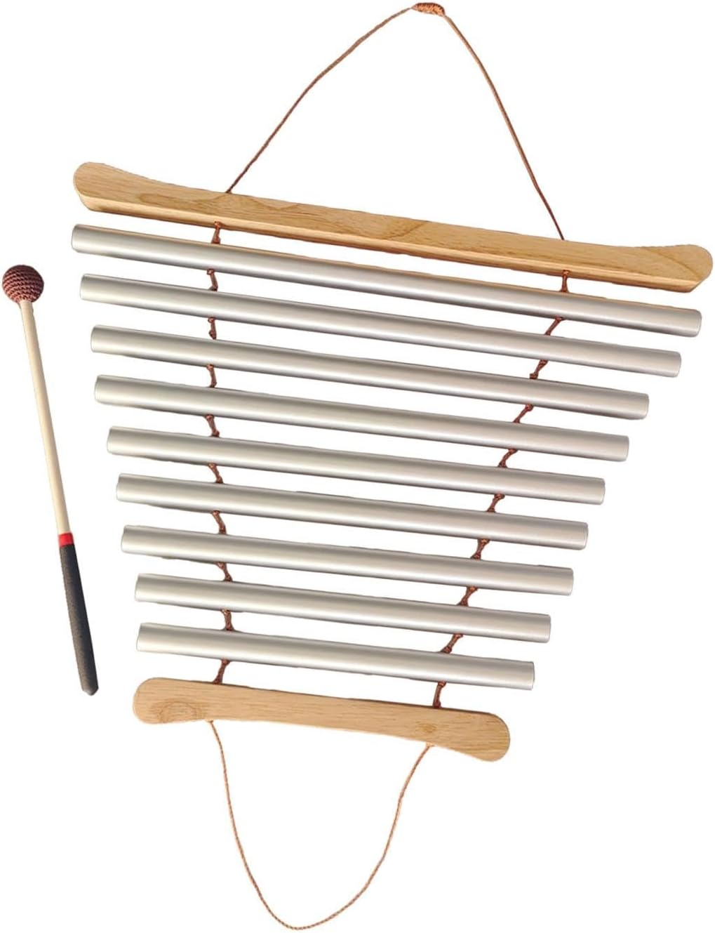 Simhoa Hand Chimes Musical Percussion Instrument Musical Toy Sturdy Energy Chime with Stick for Classroom Management Professionals