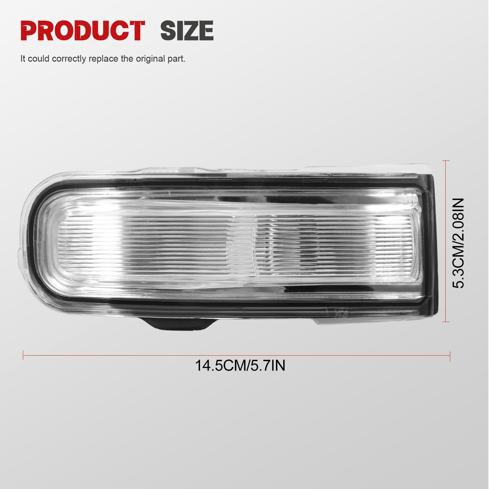 Destro Freccia Specchietto per Jeep Renegade SUV 2014-2022 Lato Conducente Freccia Specchietto Laterale OE 71779557