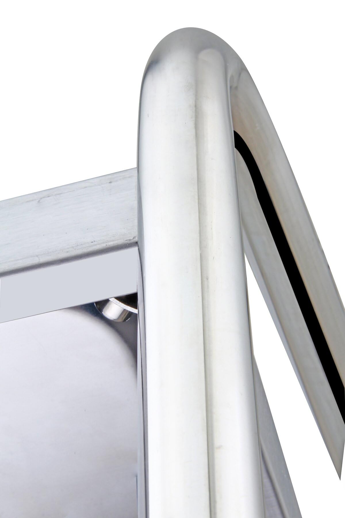 GastroHero FR-S3ECO - Carrello da portata, 3 ripiani, in acciaio inox | 4 ruote, di cui 2 frenate, portata massima per ripiano 40 kg, portata massima totale 140 kg, 71 x 41 x 81 cm