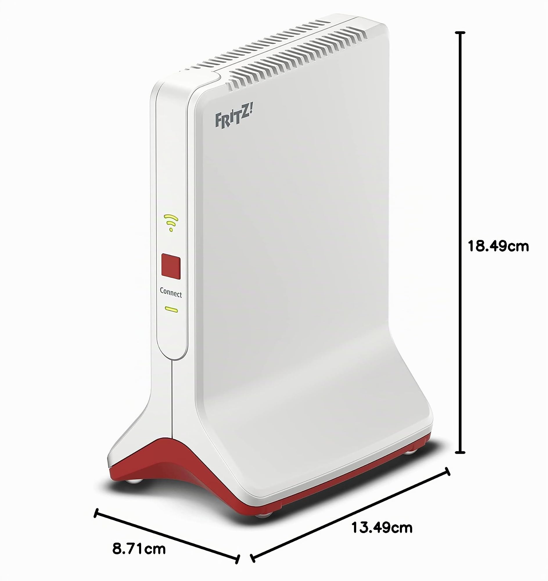 AVM Fritz!Repetidor 6000 (WiFi 6 repetidor con Tres Unidades de Radio: 5 GHz (2 x hasta 2400 Mbps) 2,4 GHz (hasta 1.200 Mbps, 2,5 Gigabit LAN y versión en alemán)