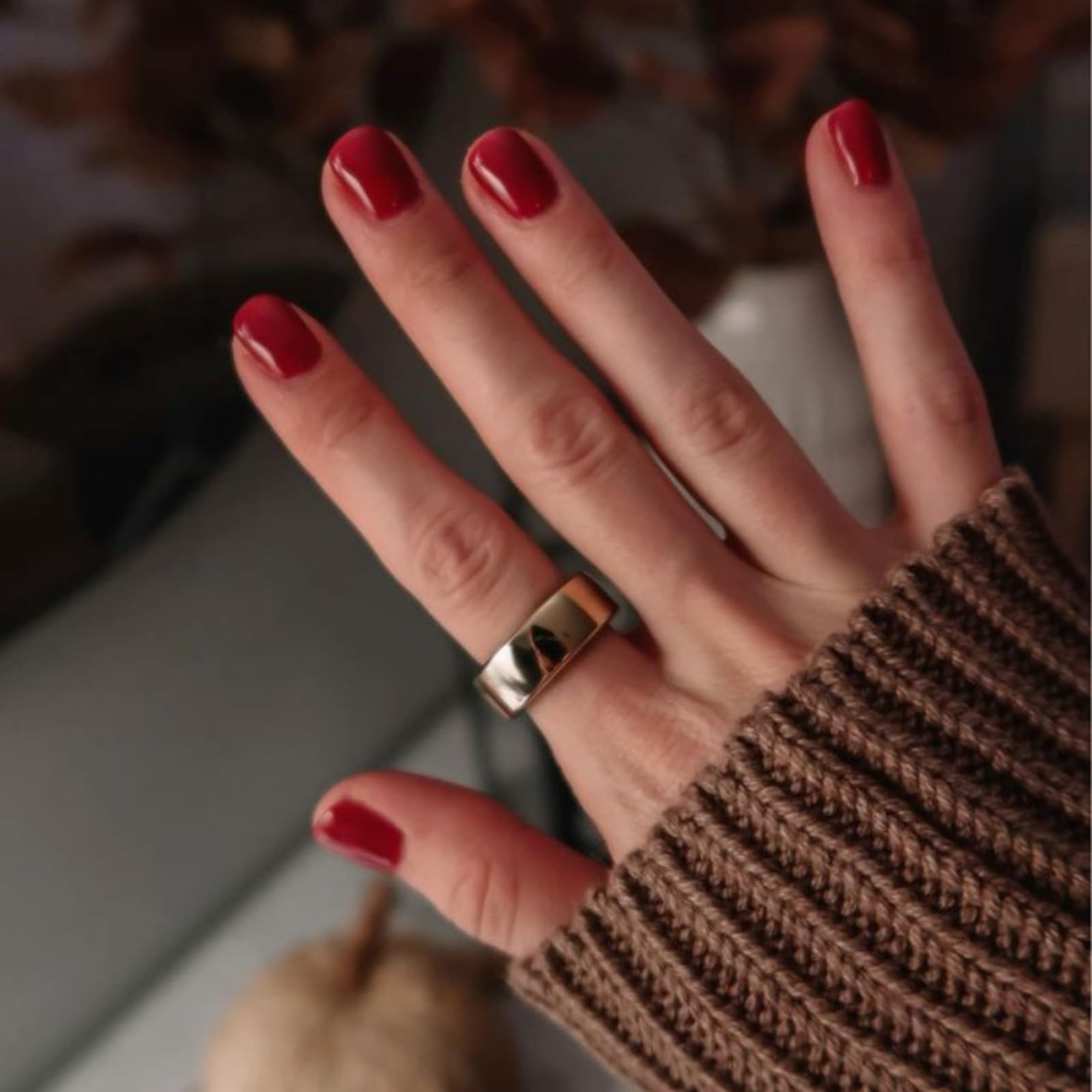 CALMI - Magnetic Wellness Ring 18K Gold Plated with Adjustable Stainless Steel Design | Wearable Magnetic Field Accessory for General Wellbeing | Unisex (Silver)