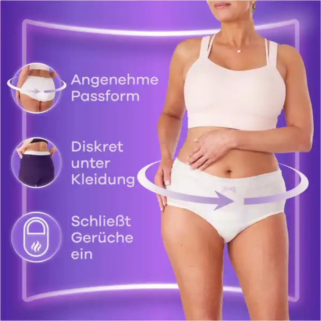 Discreet Inkontinenz Pants Plus M Binden Pads Damenbinden 10 STÜCK x 5 Packungen