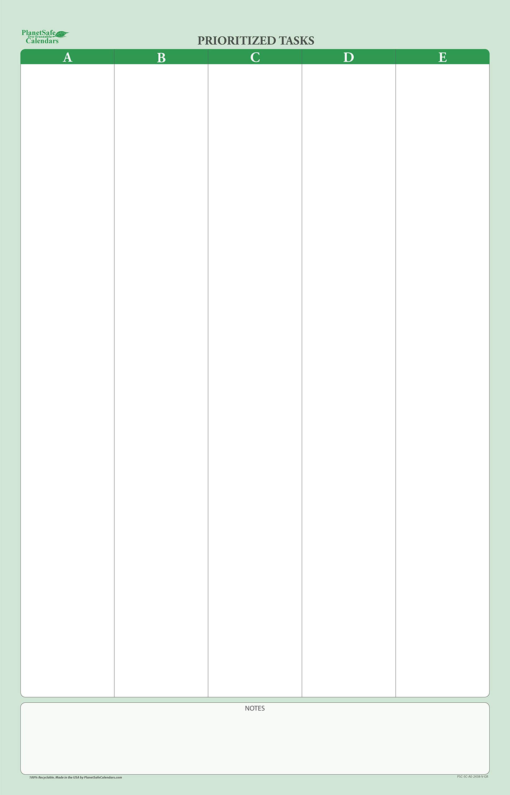 amazon-com-dry-and-wet-erasable-priority-wall-planner-24-in-x-41-in-personal-organizers-office-products