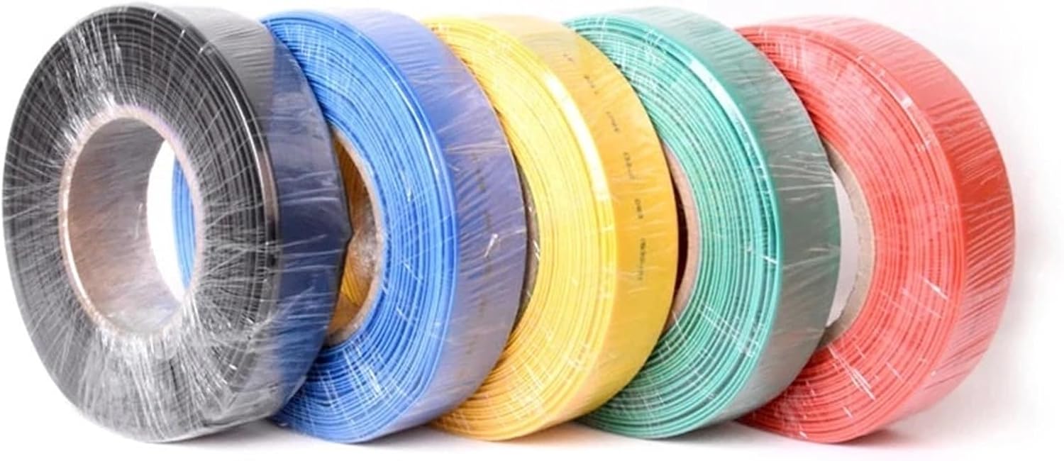 25 Meters 60/70mm Heat Shrink Tube 2:1 Polyolefin Cable Sleeve Insulating Colorful Red Yellow Blue Green Black Transparent(Green,70 MM_25 Meters)