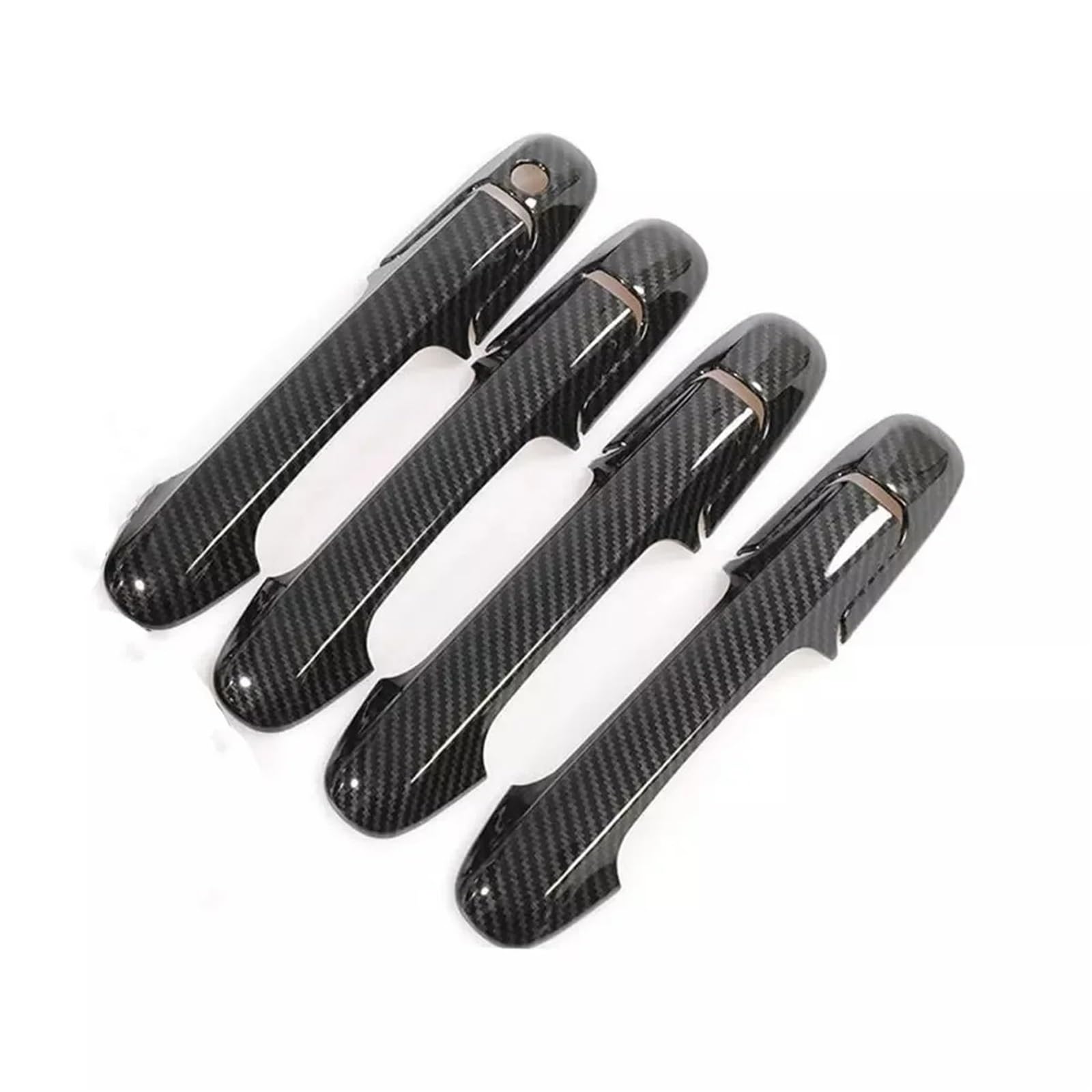 Duduyang Carbon Car Outside Door Handle For Accord Sedan 2003 2004 2005 2006 2007 Fiber Car Sticker Door Handle Cover Trim Accessories Protect Decoration