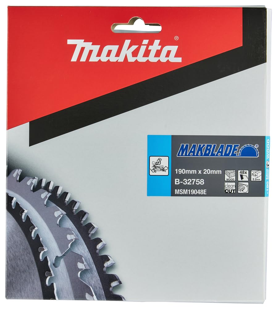 Makita B-32758 Lama Sega Circolare T.C.T. 190x20mm 48T Legno